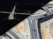 Incredibil! Nodul rutier din România care arată ca dintr-un film SF: descoperă spectacolul nocturn al „Fluturelui”!