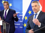 Nicolae Ciucă, întâlnire la Viena cu Karl Nehammer: Austria, presată să susțină aderarea României la Schengen