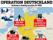 Germania se pregătește de Al Treilea Război Mondial cu un document secret de 1.000 de pagini, „Operațiunea Deutschland”, împreună cu 800.000 de trupe NATO și 200.000 de vehicule