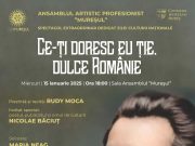 Spectacol extraordinar dedicat Zilei Culturii Naționale la Ansamblul „Mureșul”
