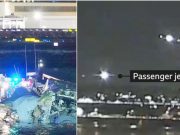 (Video) Accident aviatic tragic în Washington: Un avion de pasageri s-a ciocnit cu un elicopter militar și s-a prăbușit în râul Potomac