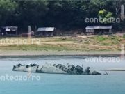 Imagini rare dezvăluie epave din Al Doilea Război Mondial, după ce Dunărea a ajuns la cel mai scăzut nivel din ultimele decenii