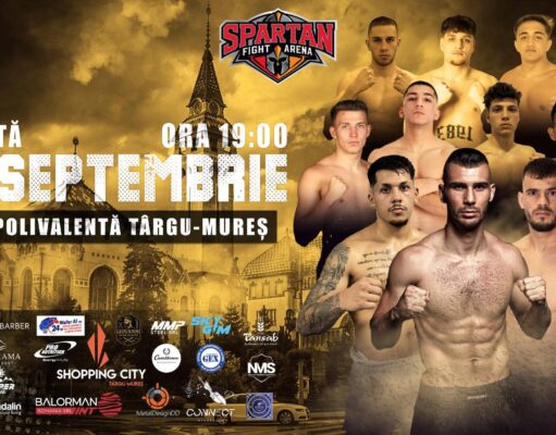 Spartan Fight Arena transformă Târgu Mureș în capitala kickbox-ului pe 20 septembrie!