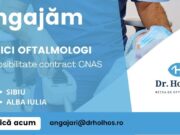 Rețeaua de clinici Dr. Holhoș face angajări: posturi pentru medici oftalmologi în Sibiu și Alba Iulia