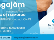 Dr. Holhoș angajează medici oftalmologi în Reghin și Târgu Mureș