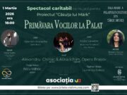 ”Primăvara Vocilor la Palat” – Spectacol caritabil – contruim împreună Căsuța Lui Márk