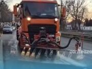 Au început acțiunile de curățare a străzilor în Târgu Mureș