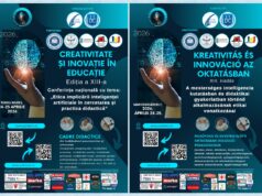 Conferința națională „Creativitate și inovație în educație” cu tema: „Etica implicării inteligenței artificiale în cercetarea și practica didactică” – Târgu Mureș, 24–25 aprilie 2026