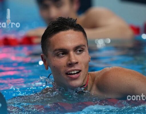 David Popovici domină Naționalele: al patrulea aur cucerit la 100 m liber