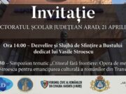 Centenarul lui Vasile Stroescu, marcat la Arad prin dezvelirea unui bust și un simpozion dedicat marelui mecena