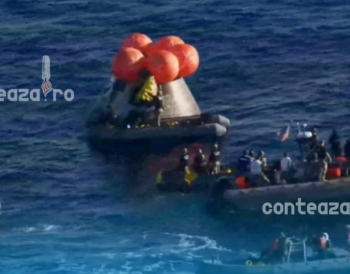 Capsula Orion a misiunii Artemis II a revenit cu succes pe Pământ după o călătorie istorică în jurul Lunii!