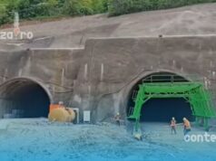 Progrese spectaculoase pe cea mai dificilă porțiune a autostrăzii Sibiu – Pitești: se lucrează non-stop! (video)